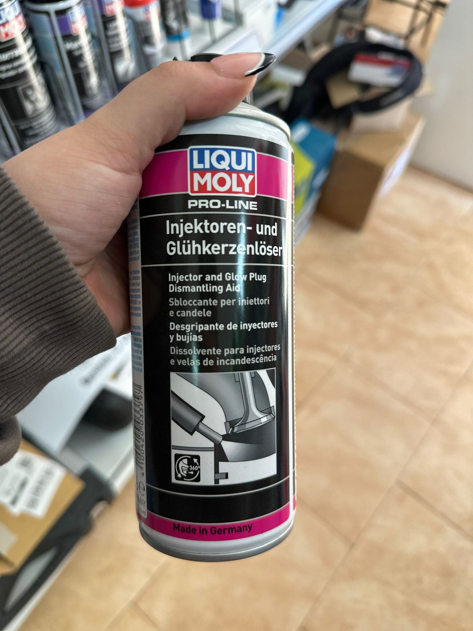 DESGRIPANTE DE INYECTORES Y BUJIAS