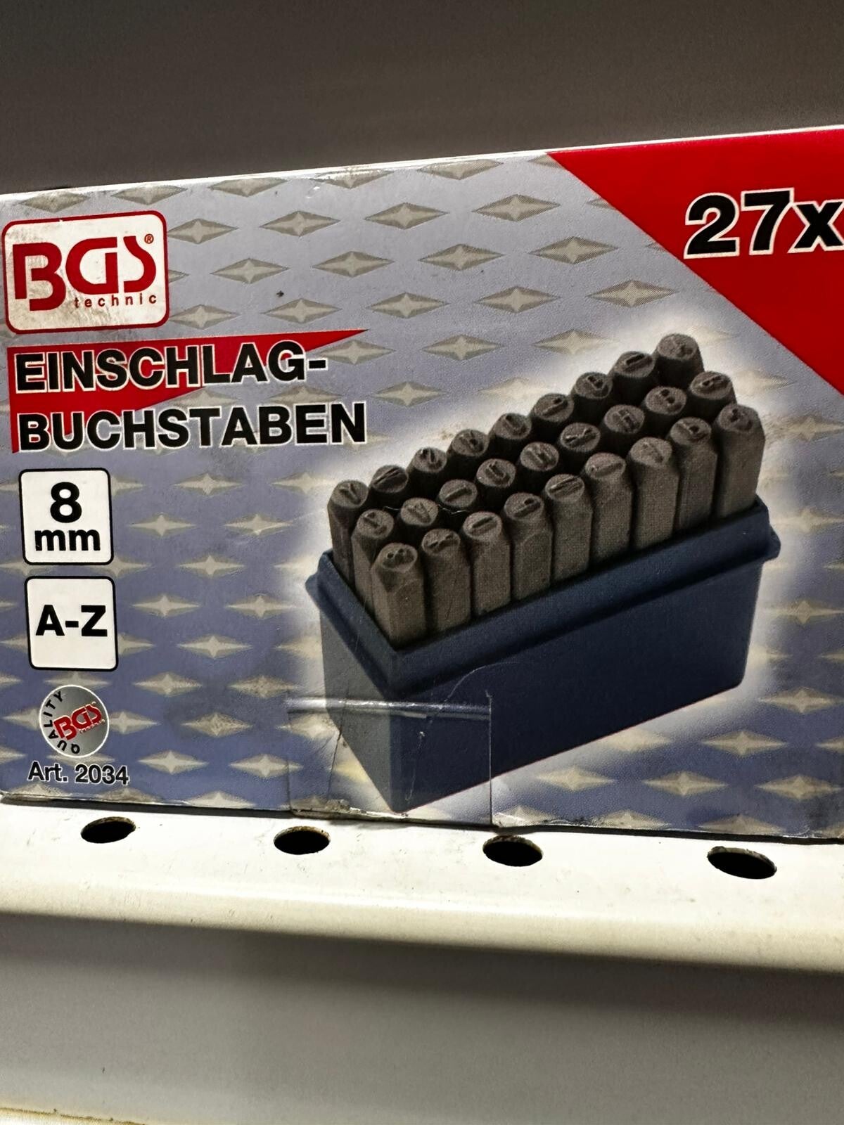 JUEGO DE PUNZONES PARA MARCAR METAL