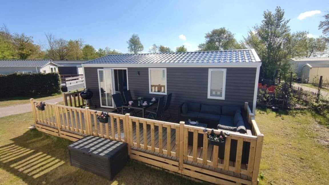 Chalet met omheinde tuin 4 gasten  De Marne, Lauwersoog, De Marne, Nederland