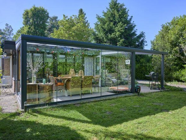 Vakantiehuis Bungalow Sonnerust met omheinde tuin 4 gasten Belgisch Limburg chevron Lanaken