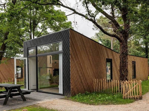 Vakantie Lodge met omheind terras  6 personen - Forest Cabin Pets Vakantiepark Schaijk , Nederland