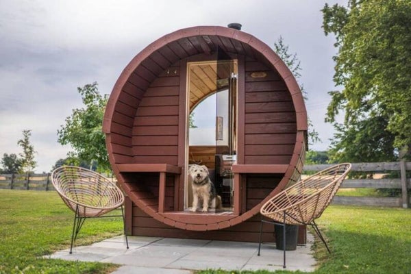Vakantie hondenbungalow  S'bunde Heisle met omheinde tuin 4 gasten Blaufelden, Landkreis Schwäbisch Hall, Duitsland