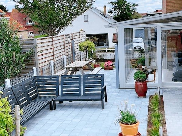 Vakantiehuis met omheinde tuin 8 gasten De Haan, West-Vlaanderen, België