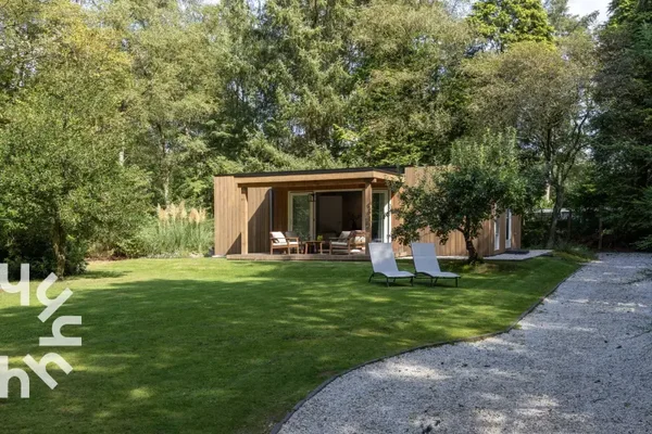 Vakantie boshuis met omheinde tuin 4 personen Nederland > Drenthe > Koekange