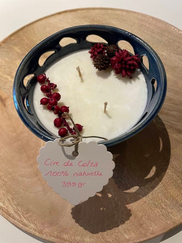 Bougie non parfumée