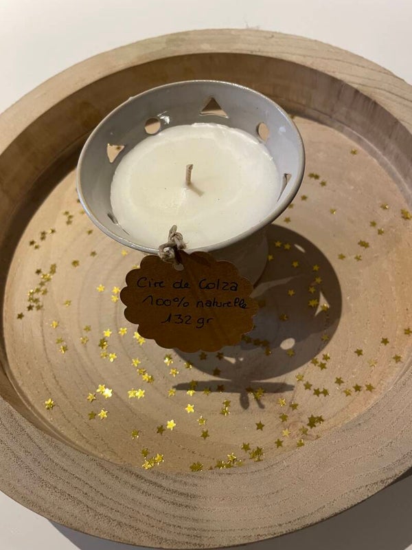 Bougie non parfumée