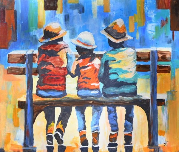 Complicité (60x50 cm vendu)