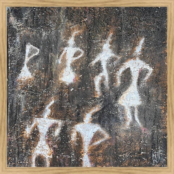 N°1. Heishan — la ronde des coiffes (30x30 cm)