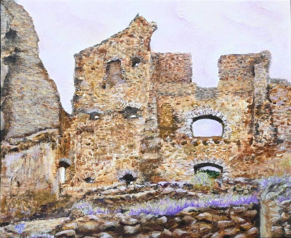 Le chien, château de Saisssac (60x50 cm - vendu)