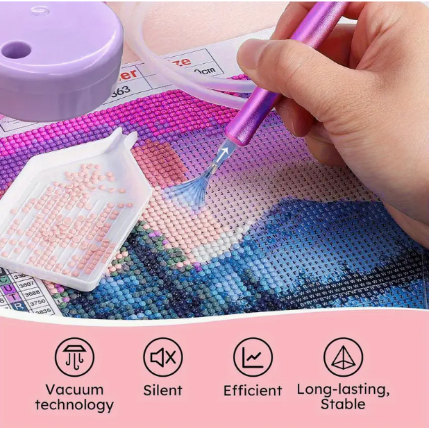 Elektrische vacuum diamond painting pen