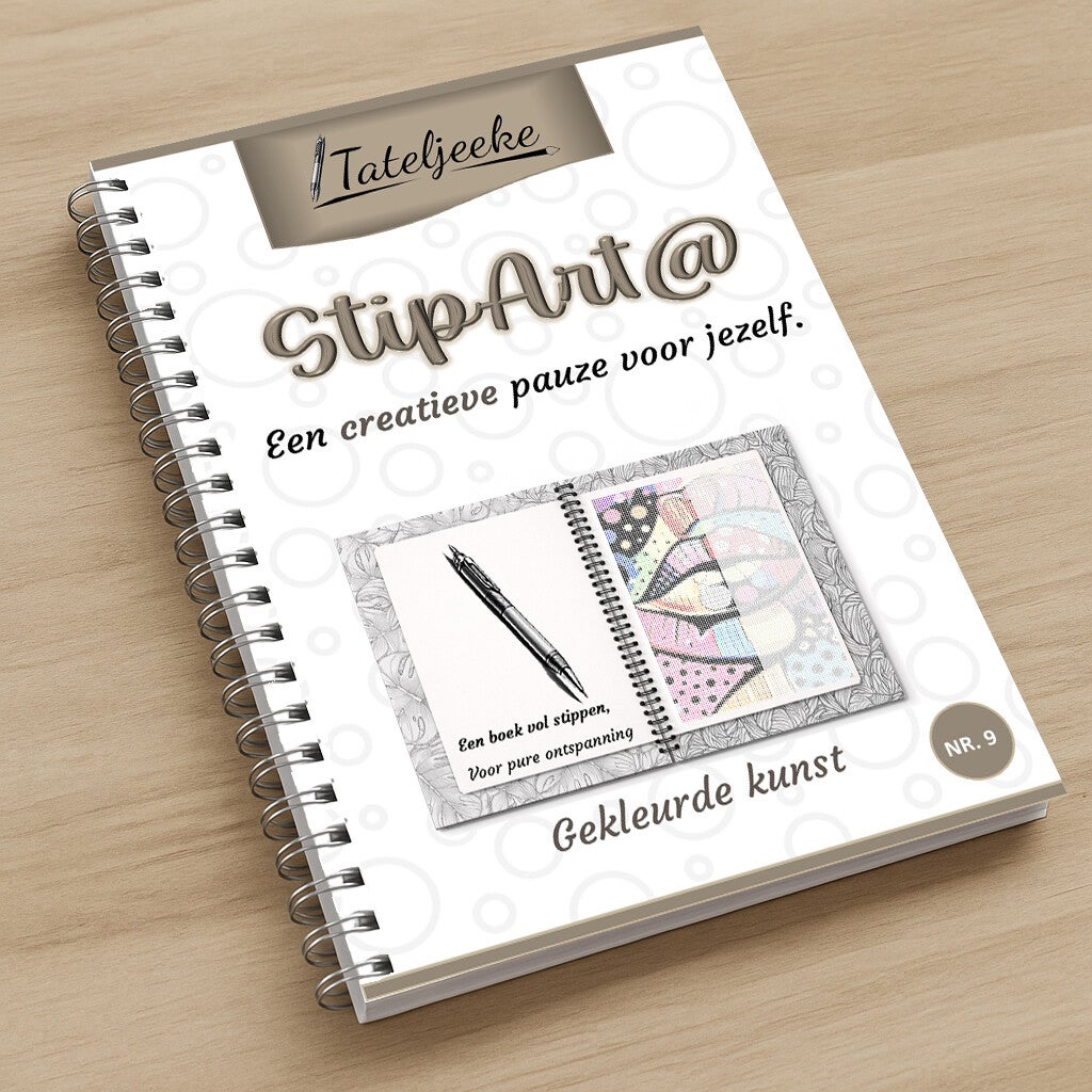 StipArt@ Stipboek 9 Gekleurde kunst