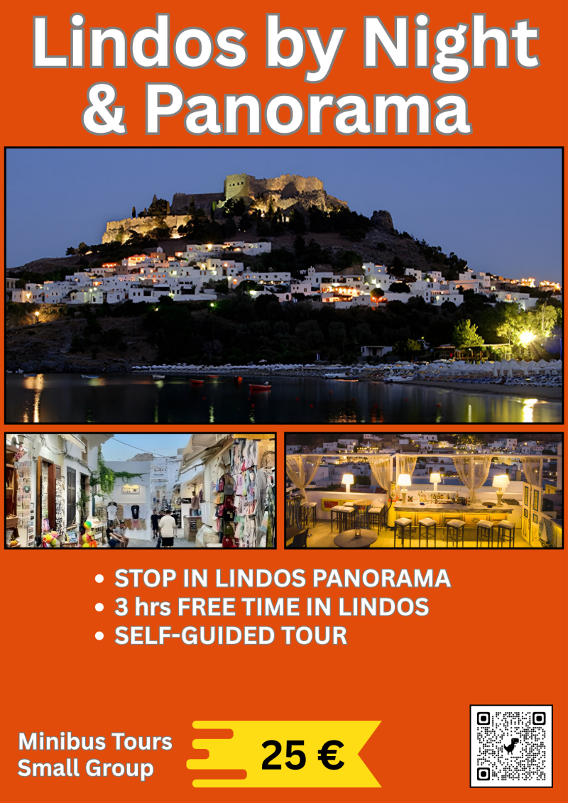 Lindos By Night, Cheap Lindos, Taxi to Lindos