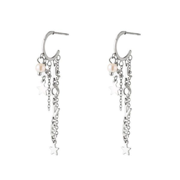 Oorbel "LOVE" | Zilver