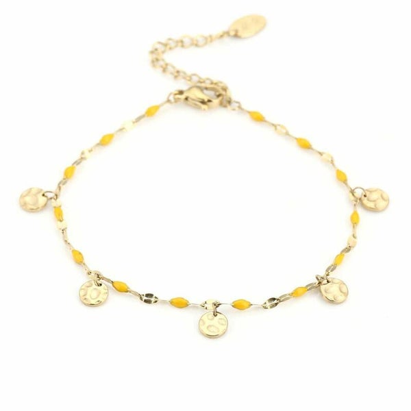 Armband Coins Geel | Goud