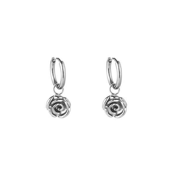 Oorbel Roosje | Zilver