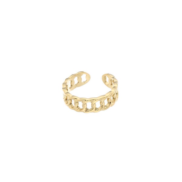 Ring Schakels | Goud