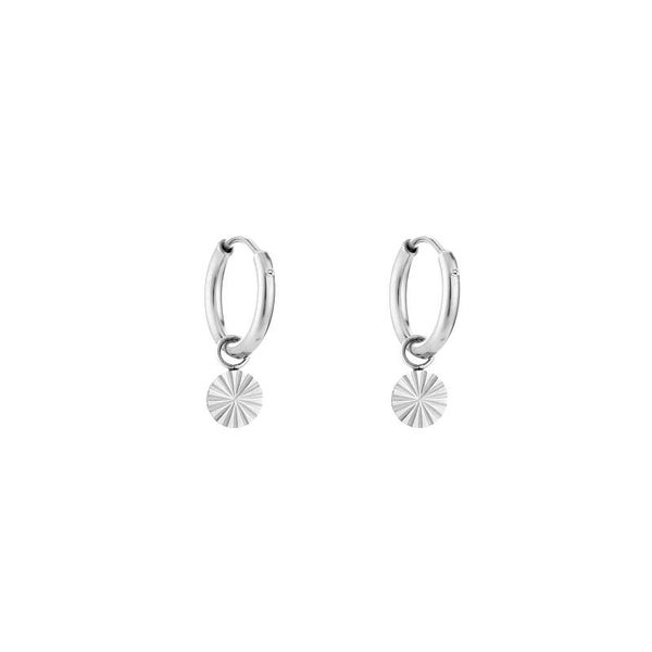 Oorbel Coin | Zilver