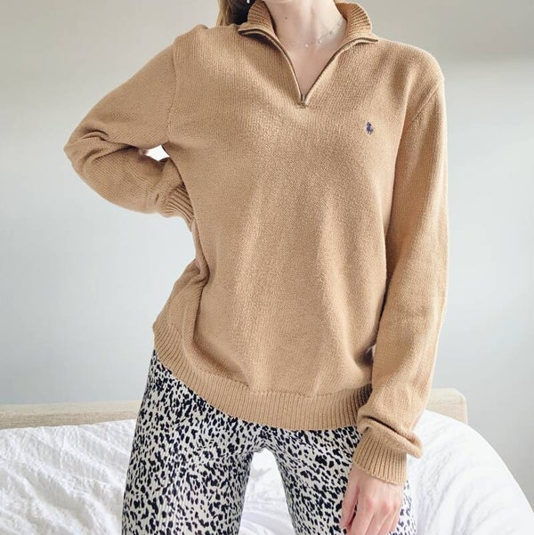 Ralph Lauren Zip | Lichtbruin