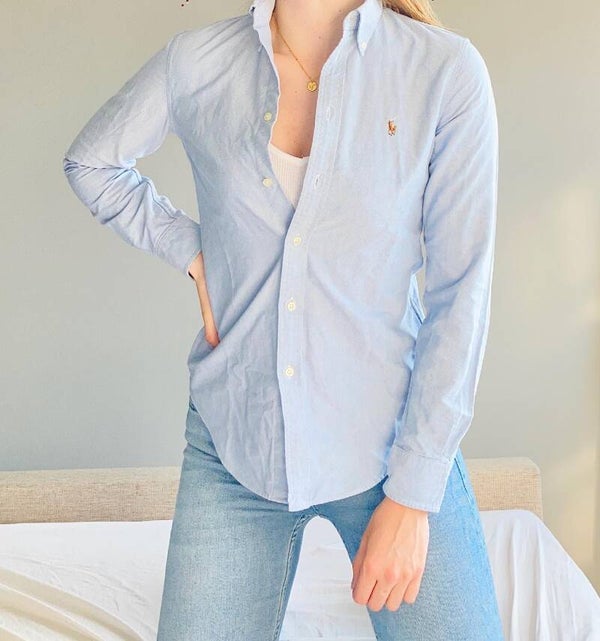 Ralph Lauren Blouse | Lichtblauw