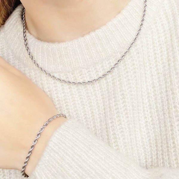 Setje Twist | Zilver