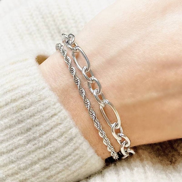 Setje Armbanden | Zilver