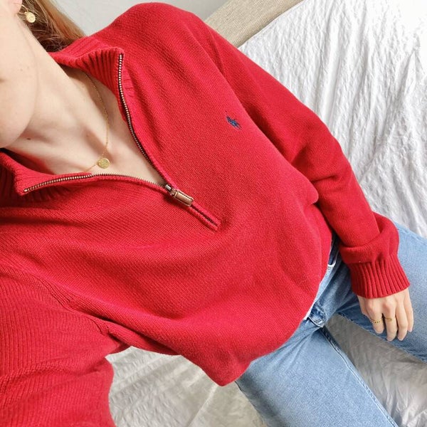 Ralph Lauren Trui Zip | Rood