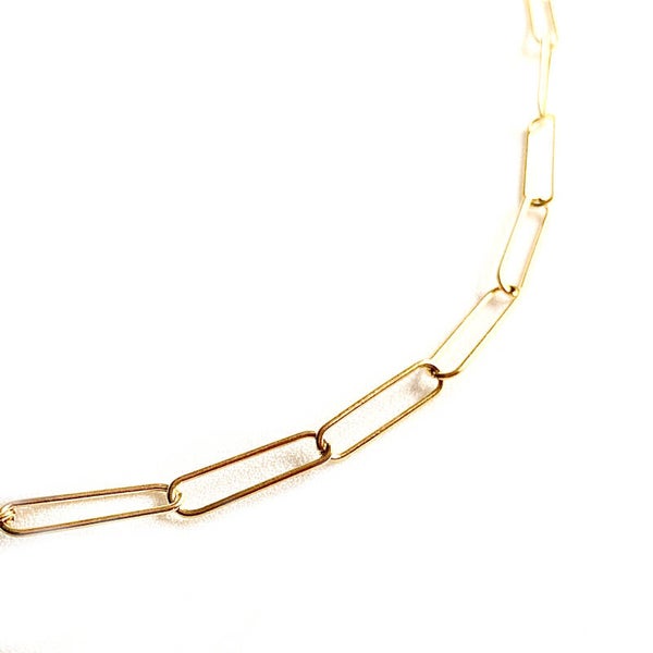 Ketting Lange Schakels | Goud