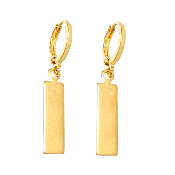 Oorbel Label | Goud