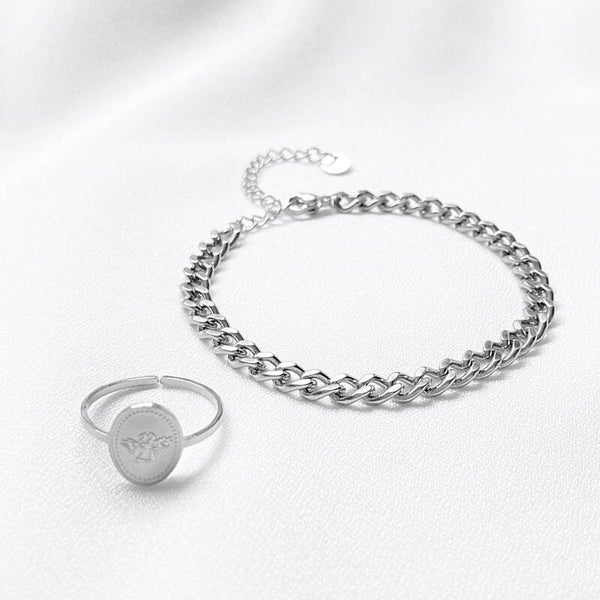 Setje Engeltje | Zilver