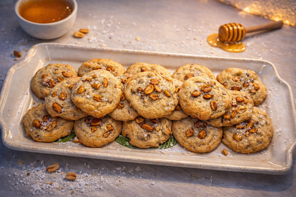 Cookie américain Miel, Cacahuètes & Fleur de Sel