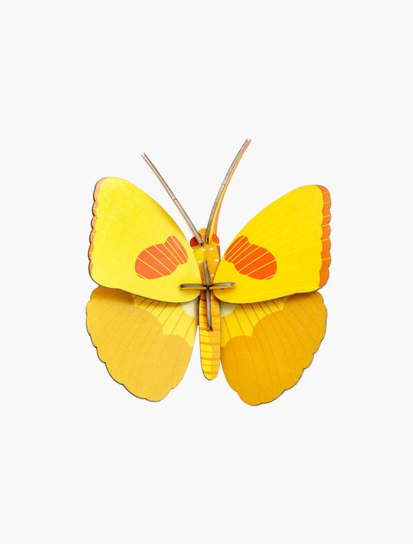 Studio ROOF - wall decor - yellow butterfly
