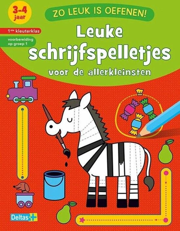 3-4 jaar Zo leuk is oefenen! - Leuke schrijfspelletjes voor de allerkleinsten