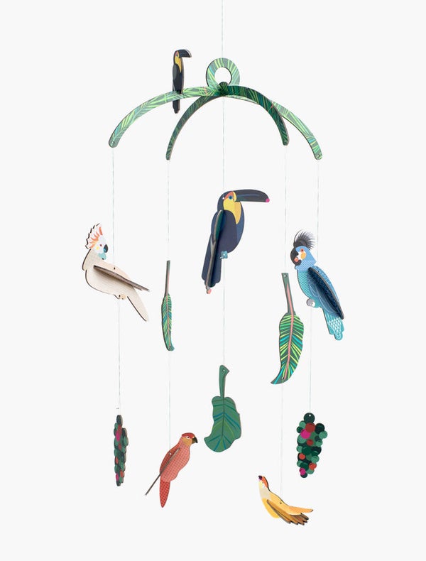 Studio ROOF - Exotic birds mobile