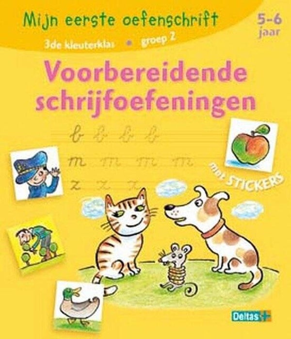 5-6 jaar Voorbereidende schrijfoefeningen Mijn eerste oefenschrift