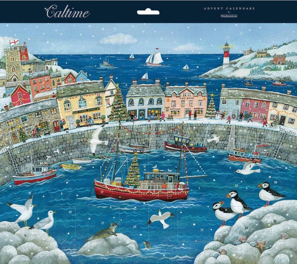 Adventskalender Kerstmis bij de haven