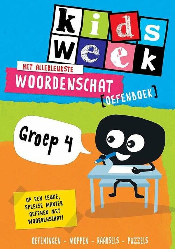 7 jaar Het allerleukste woordenschat oefenboek - Kidsweek in de klas groep 4