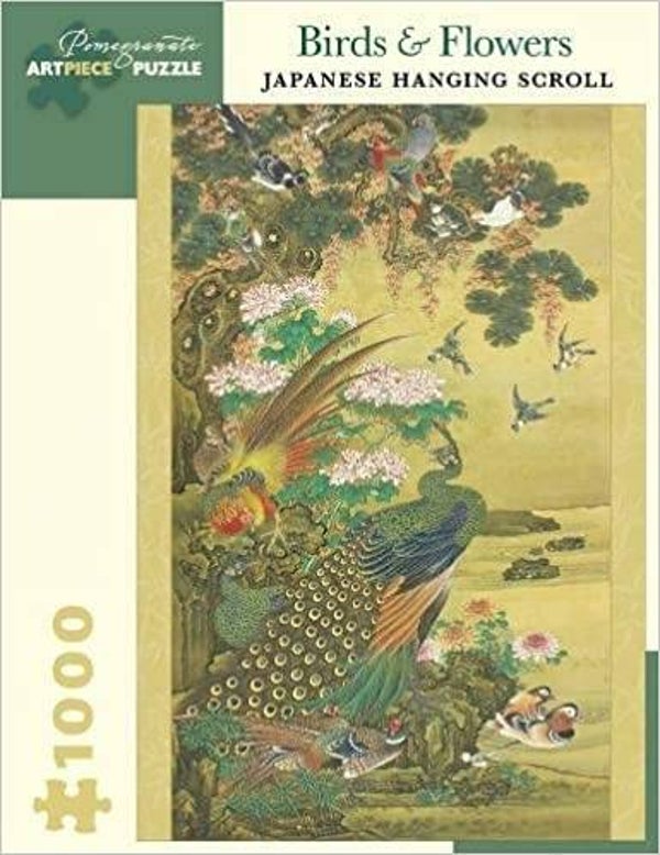 Puzzel 1000 st Birds & Flowers: Japanese Hanging Scroll