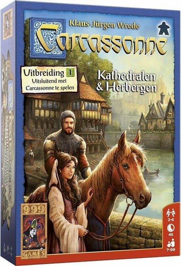 Carcassonne: Kathedralen & Herbergen Bordspel