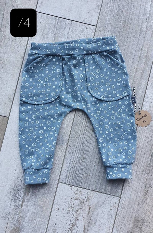 BY CHANTI Broek Blauw / Stip Maat 74