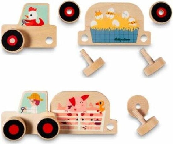 Lilliputiens 3-12 jaar TRACTOR Construction set