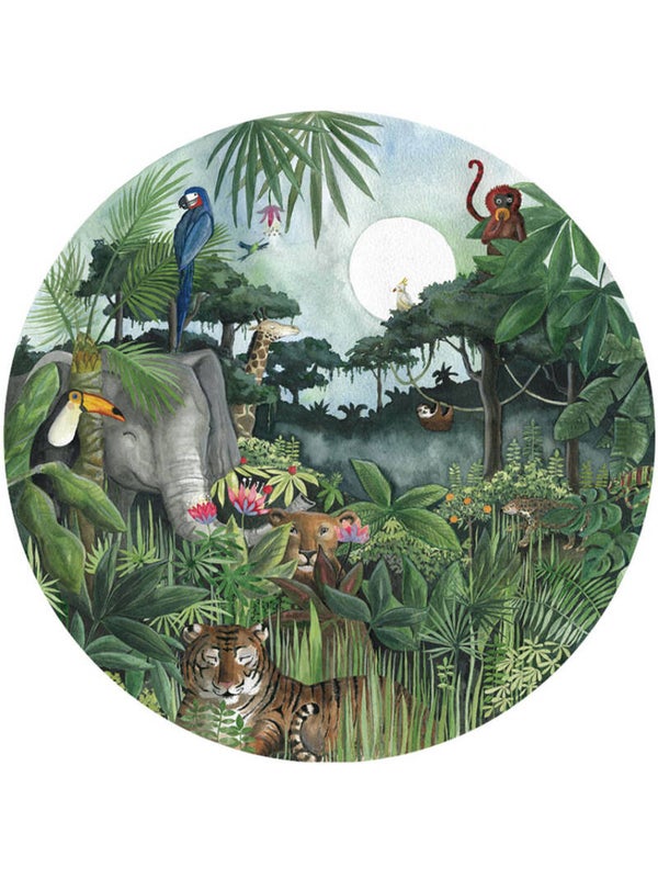 HD Behangcirkel Jungle