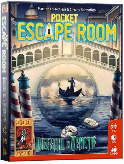Pocket Escaperoom Diefstal in Venetië - Gezelschapsspel