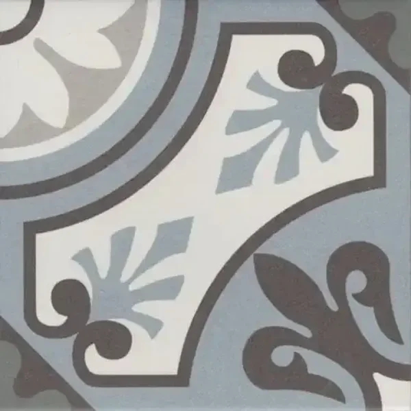 La Madeleine Lilou Bleu 20x20