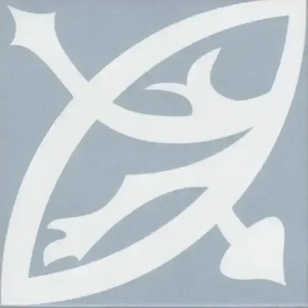La Madeleine Zelie bleu 20x20