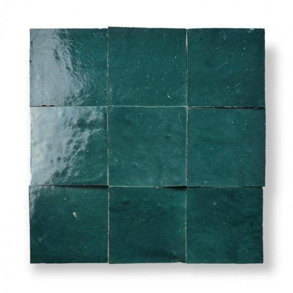 Zelliges Alhambra nr. 19 Petrol Sample