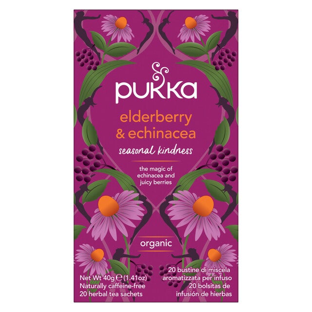 Pukka Elderberry & Echinacea 20 zakjes