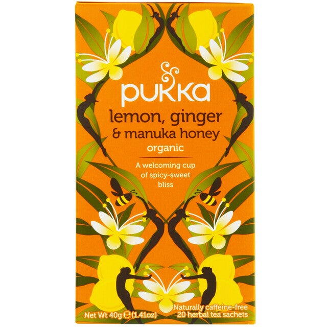 Pukka Lemon Ginger & Manuka Honey 20 zakjes