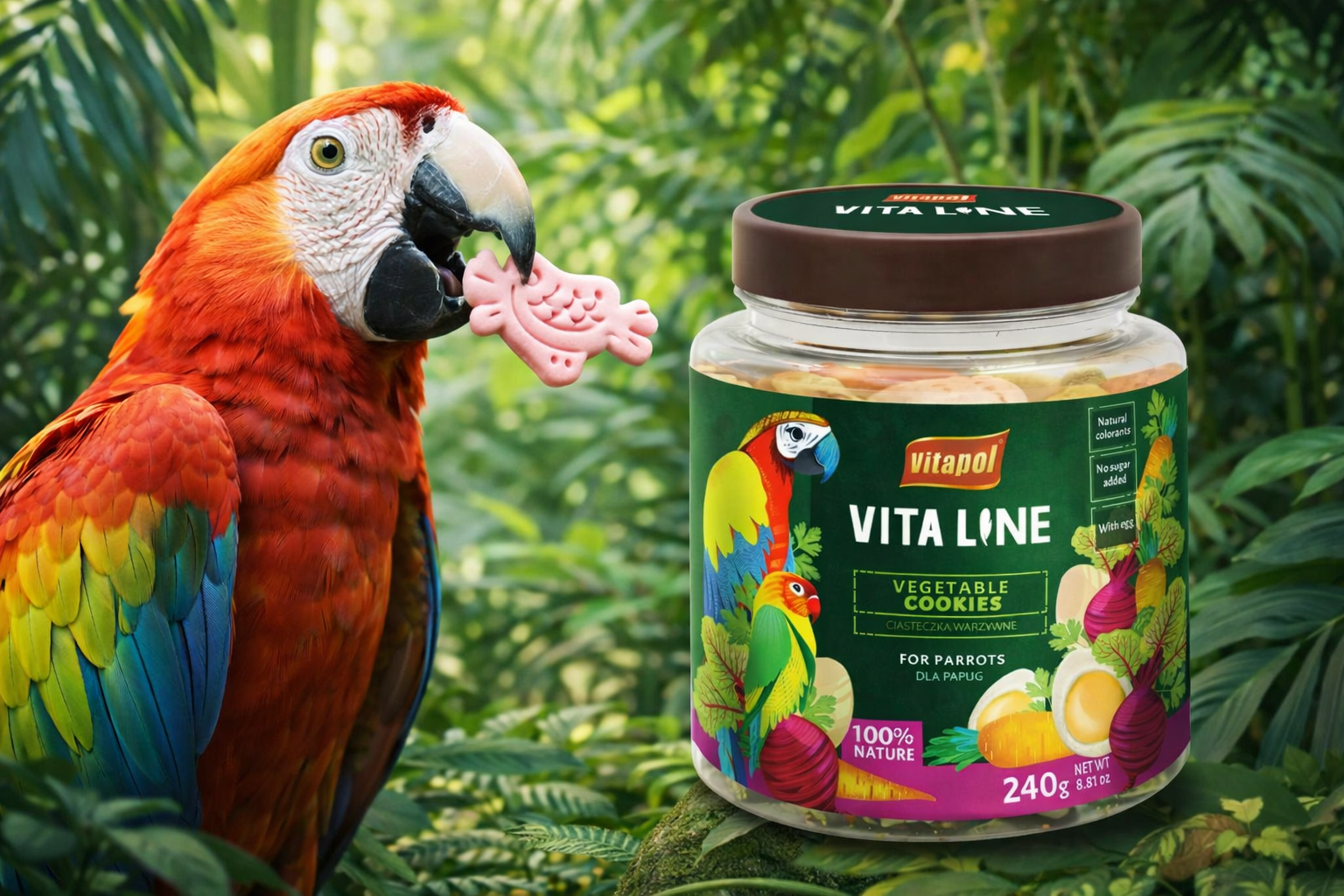 Vitapol papegaaien koekjes