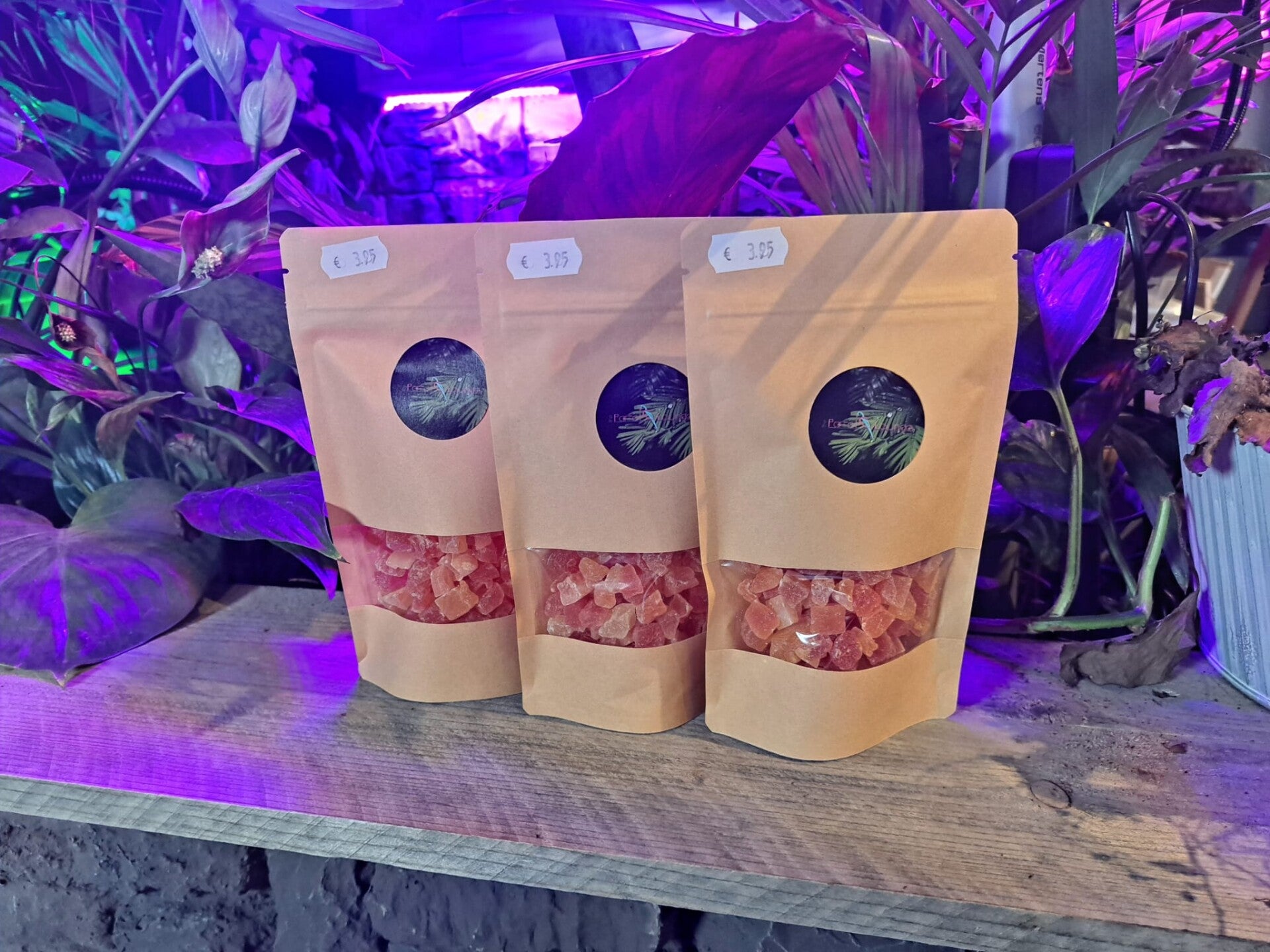 The Parrot Lounge Papaya blokjes 100 gram