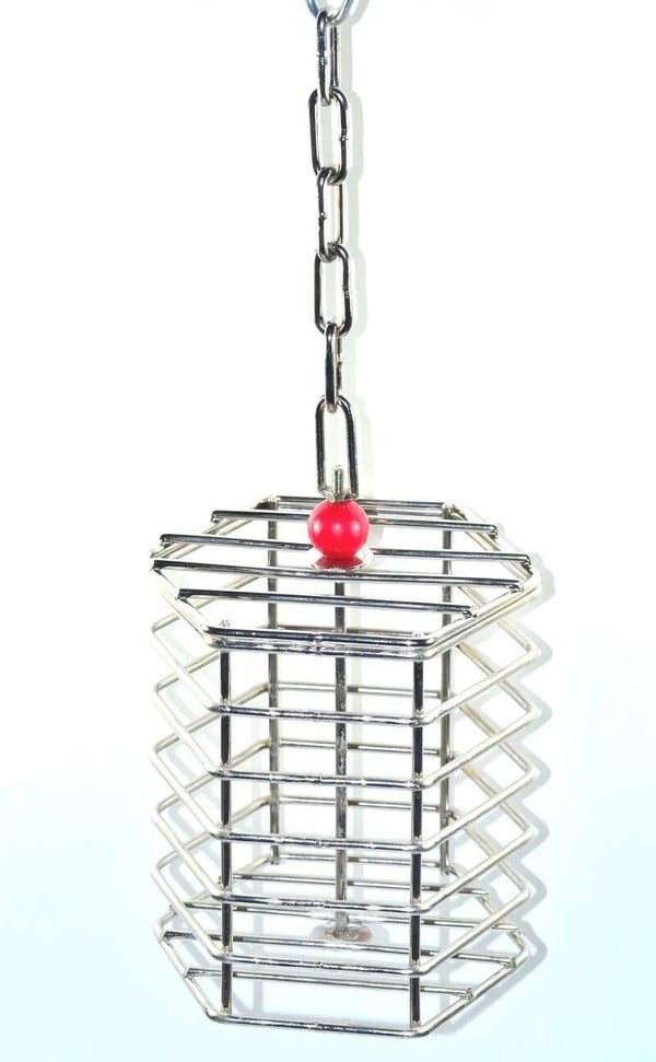 Papegaaienspeelgoed Baffle Cage Large
